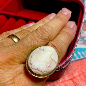 Sterling Cameo ring
